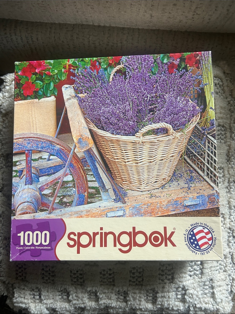 Springbok Basket of Lavender 1000-Piece Puzzle -